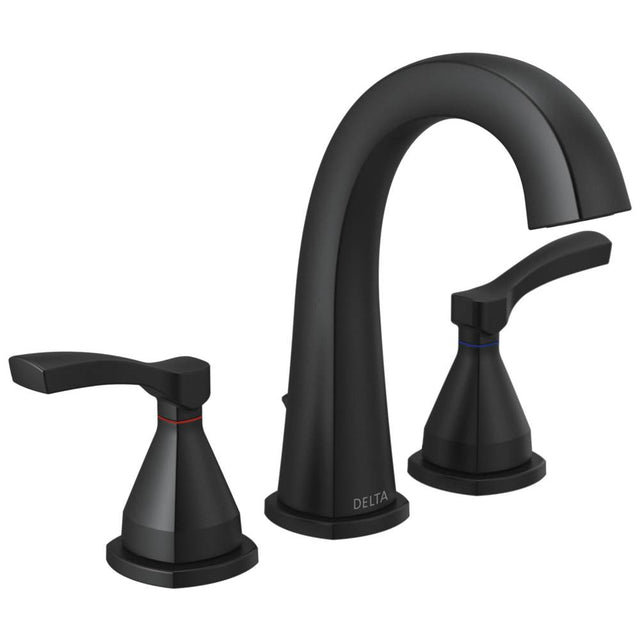 Delta Faucet - Stryke Widespread Faucet - Matte Black