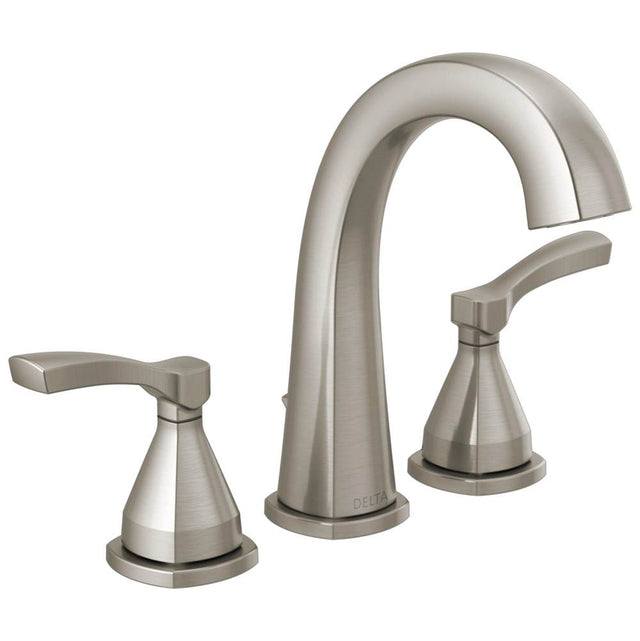 Delta Faucet - Stryke Two Handle Widespread Bathroom Faucet - Lumicoat Stainless