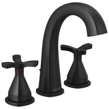 Delta Faucet - Stryke Widespread Faucet - Matte Black