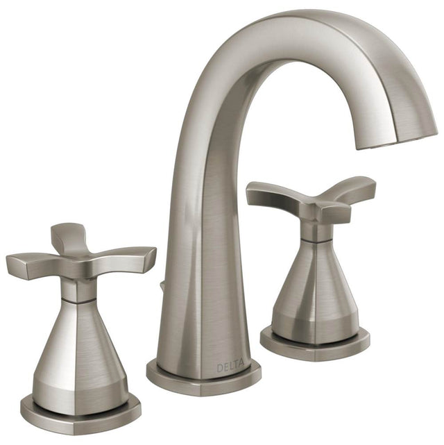Delta Faucet - Stryke Two Handle Widespread Bathroom Faucet - Lumicoat Stainless