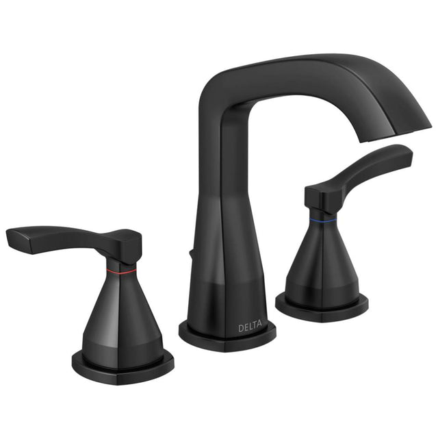 Delta Faucet - Stryke Widespread Faucet - Matte Black