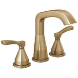 Delta Faucet - Stryke Two Handle Widespread Bathroom Faucet With Pop-Up Drain - Lumicoat Champagne Bronze