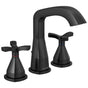Delta Faucet - Stryke Widespread Faucet - Matte Black