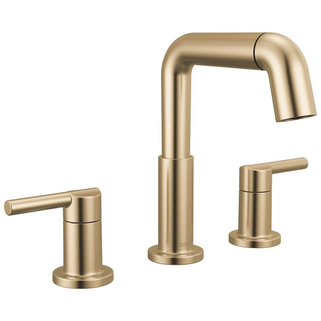 Delta Faucet - NicoliE Two Handle Widespread Pull-Down Bathroom Faucet - Champagne Bronze