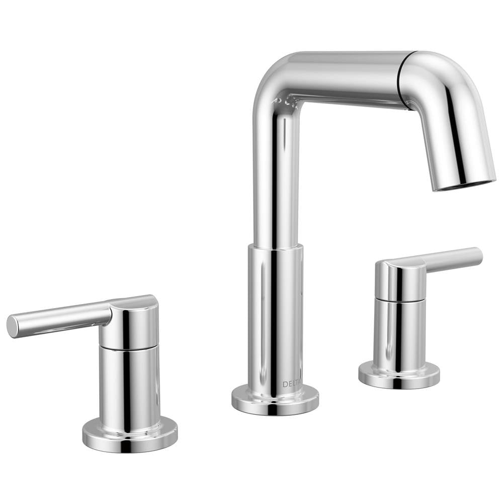Delta Faucet - NicoliE Two Handle Widespread Pull-Down Bathroom Faucet - Chrome