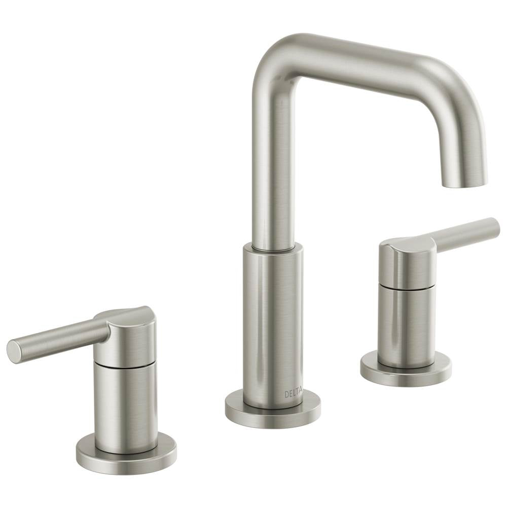 Delta Faucet - NicoliE Two Handle Widespread Bathroom Faucet - Stainless