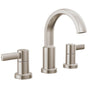 Delta Faucet - AlbionE Two Handle Widespread Bathroom Faucet - Spotshield Brushed Nickel