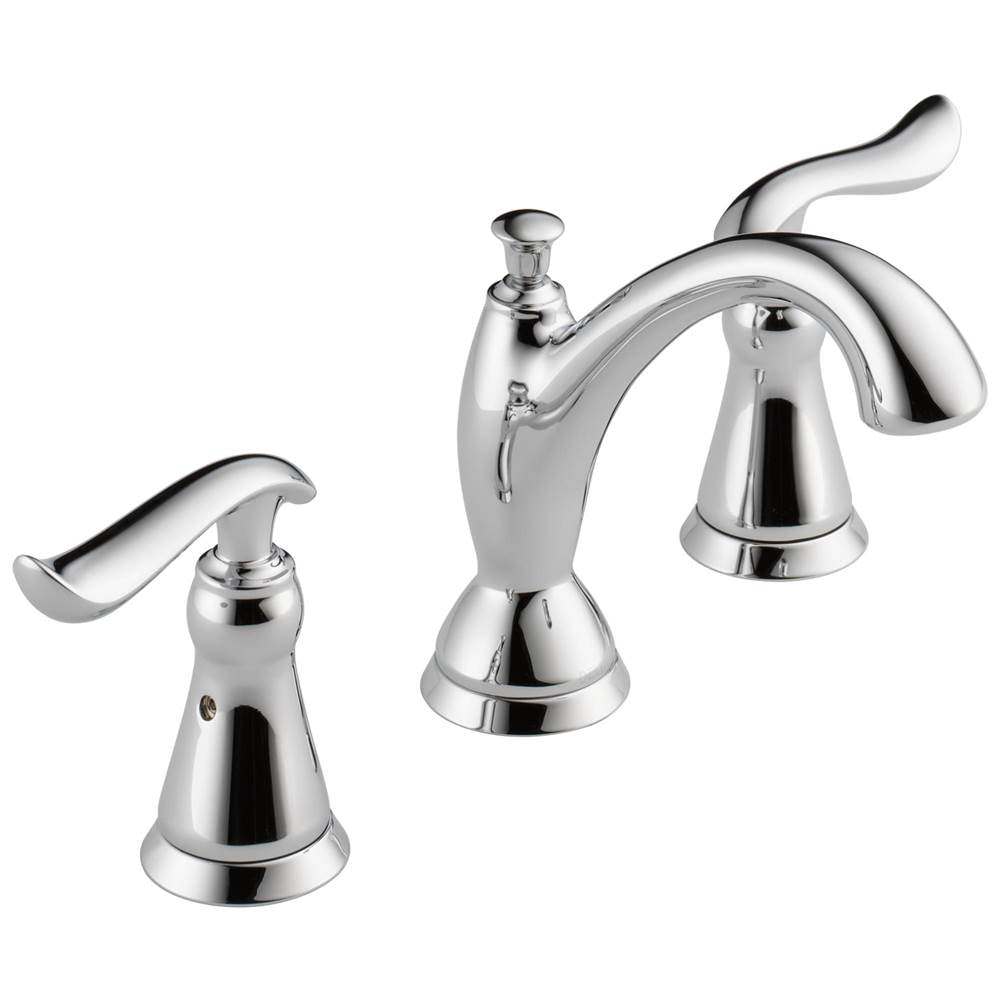 Delta Faucet - LindenE Two Handle Widespread Bathroom Faucet - Chrome