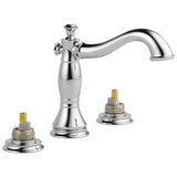 Delta Faucet - CassidyE Two Handle Widespread Bathroom Faucet - Less Handles - Chrome