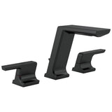 Delta Faucet - PivotalE Two Handle Widespread Bathroom Faucet - Matte Black