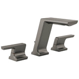 Delta Faucet - PivotalE Two Handle Widespread Bathroom Faucet - LumicoatÂ® Black Stainless