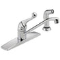 Delta Faucet - 134 / 100 / 300 / 400 Series Single Handle Kitchen Faucet with Spray - Chrome