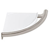 Delta Faucet - BathSafety Contemporary Corner Shelf with Assist Bar - Stainless