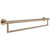 Delta Faucet - BathSafety 24'' Contemporary Towel Bar with Assist Bar - Champagne Bronze