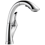 Delta Faucet - LindenE Single Handle Pull-Out Kitchen Faucet - Chrome