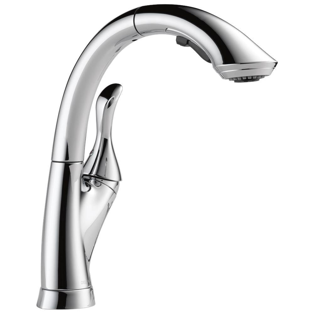 LindenE Single Handle Pull-Out Kitchen Faucet