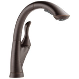 LindenE Single Handle Pull-Out Kitchen Faucet