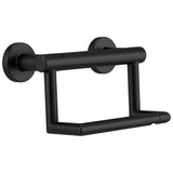 Delta Faucet - BathSafety Contemporary Tissue Holder with Assist Bar - Matte Black