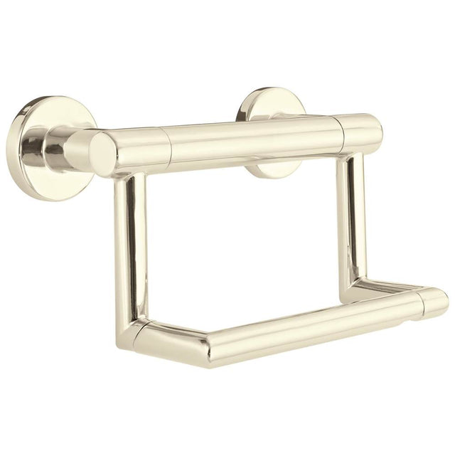Delta Faucet - BathSafety Contemporary Tissue Holder with Assist Bar - Polished Nickel