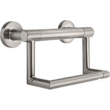 Delta Faucet - BathSafety Contemporary Tissue Holder with Assist Bar - Stainless