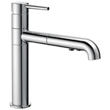 Delta Faucet - Trinsic Single Handle Pull-Out Kitchen Faucet - Chrome