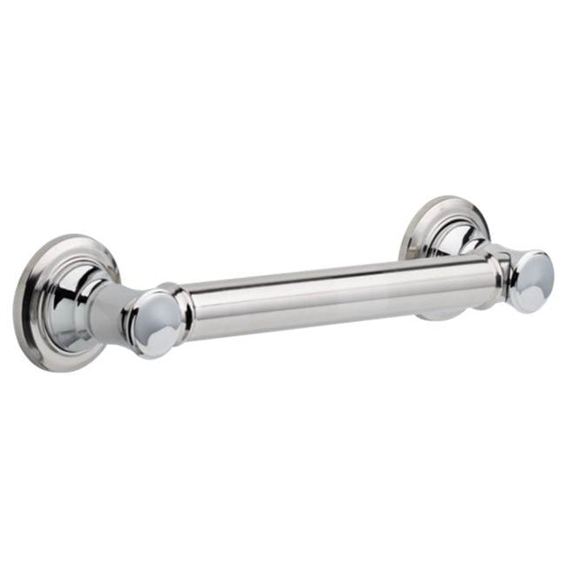 Delta Faucet - BathSafety 12'' Traditional Decorative ADA Grab Bar - Chrome