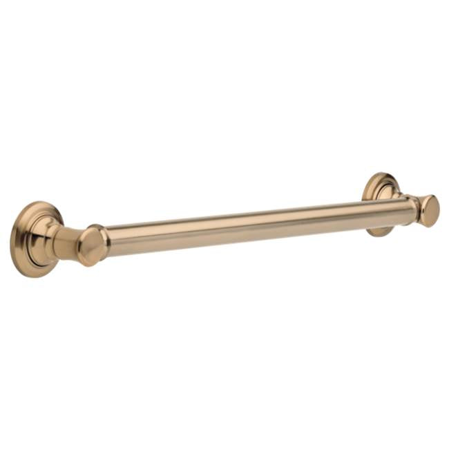 Delta Faucet - BathSafety 24''  Traditional Decorative ADA Grab Bar - Champagne Bronze