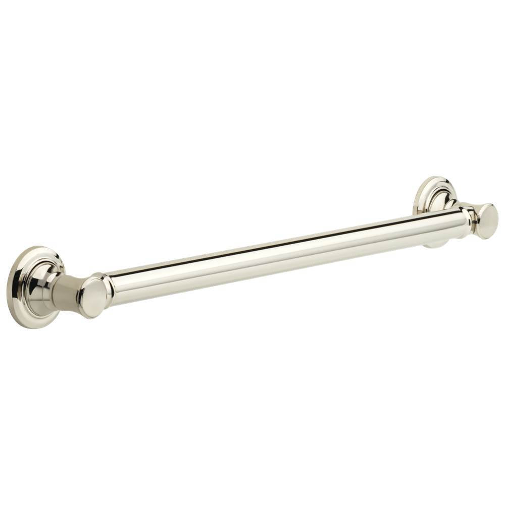 Delta Faucet - BathSafety 24''  Traditional Decorative ADA Grab Bar - Polished Nickel