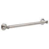Delta Faucet - BathSafety 24''  Traditional Decorative ADA Grab Bar - Stainless