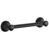 Delta Faucet - BathSafety 12'' Transitional Decorative Grab Bar - Matte Black