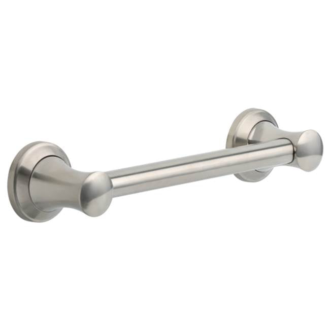 Delta Faucet - BathSafety 12''  Transitional Decorative ADA Grab Bar - Stainless