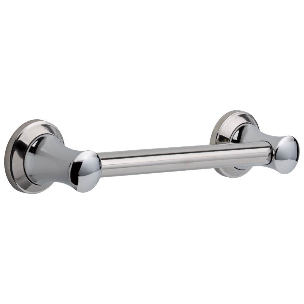 Delta Faucet - BathSafety 12'' Transitional Decorative ADA Grab Bar - Chrome