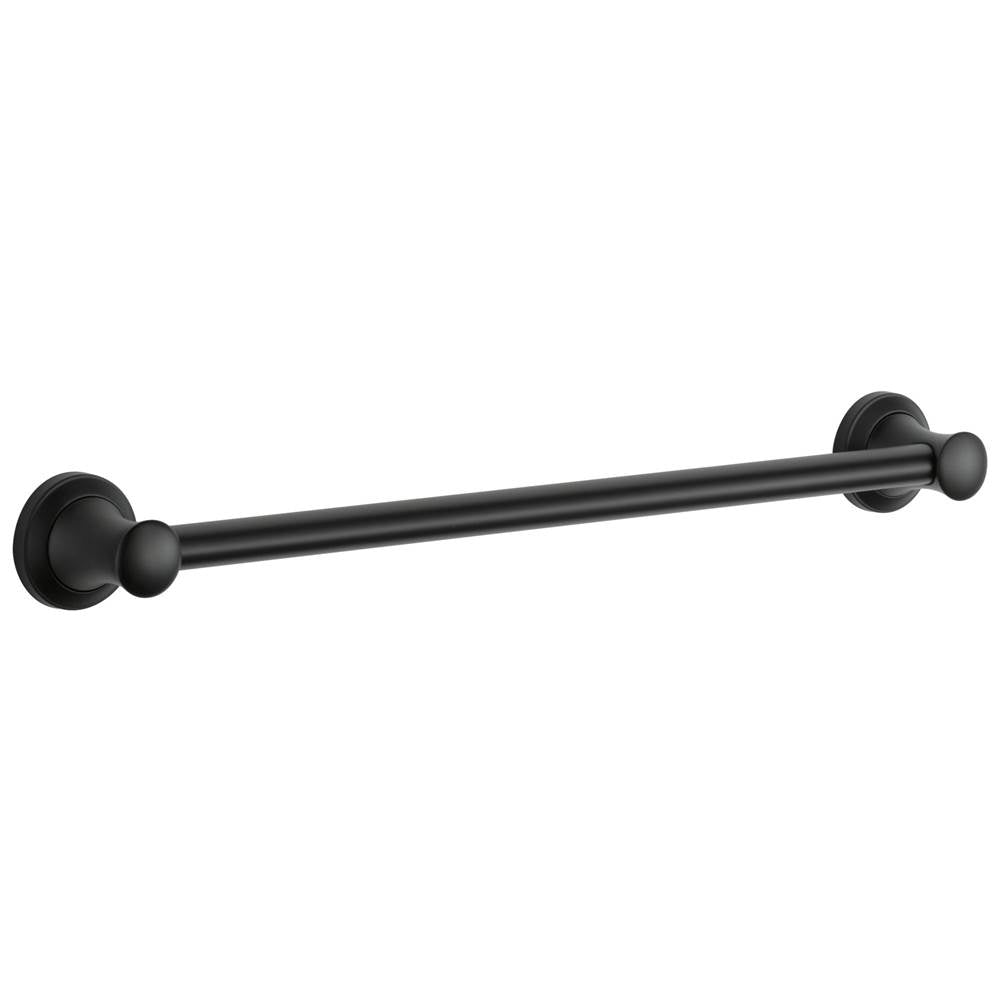 Delta Faucet - BathSafety 24'' Transitional Decorative Grab Bar - Matte Black