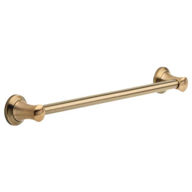 Delta Faucet - BathSafety 24''  Transitional Decorative ADA Grab Bar - Champagne Bronze