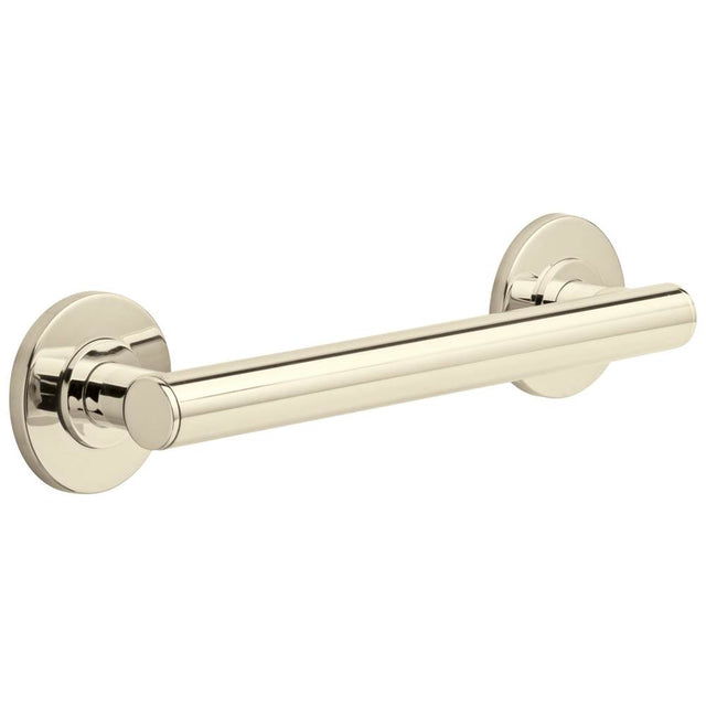 Delta Faucet - BathSafety 12'' Contemporary Decorative ADA Grab Bar - Polished Nickel