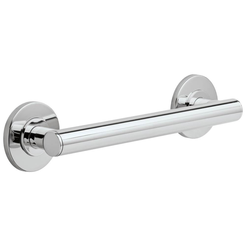 Delta Faucet - BathSafety 12'' Contemporary Decorative ADA Grab Bar - Chrome