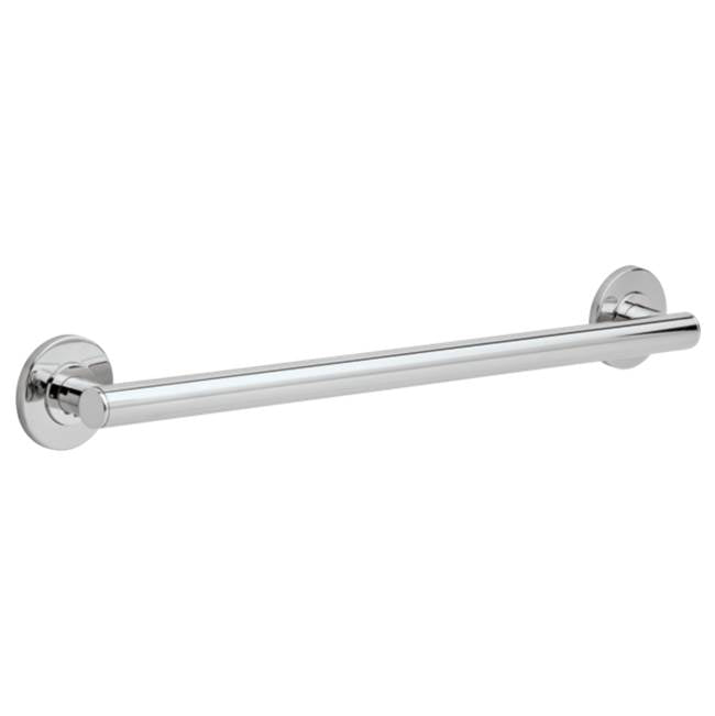 Delta Faucet - BathSafety 24'' Contemporary Decorative ADA Grab Bar - Chrome