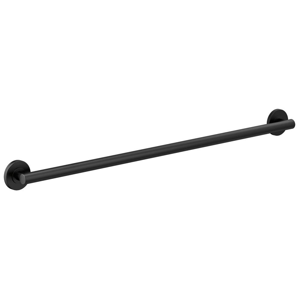Delta Faucet - PivotalE 42'' Contemporary Decorative ADA Grab Bar - Matte Black