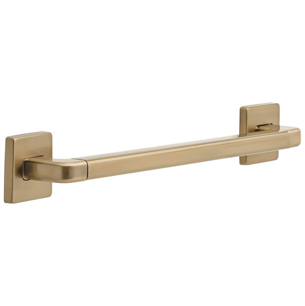 Delta Faucet - BathSafety 18'' Angular Modern Decorative ADA Grab Bar - Champagne Bronze