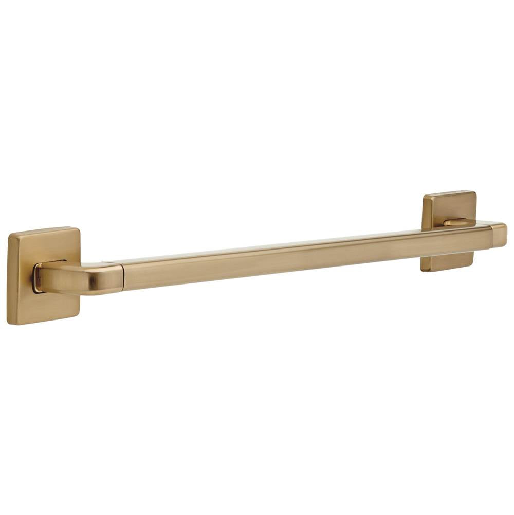 Delta Faucet - BathSafety 24'' Angular Modern Decorative ADA Grab Bar - Champagne Bronze