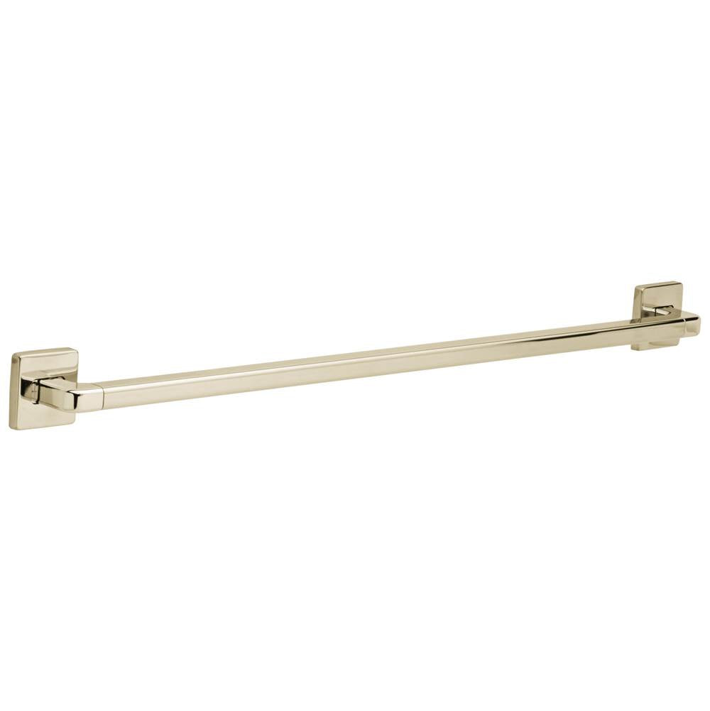 Delta Faucet - BathSafety 36'' Angular Modern Decorative ADA Grab Bar - Polished Nickel