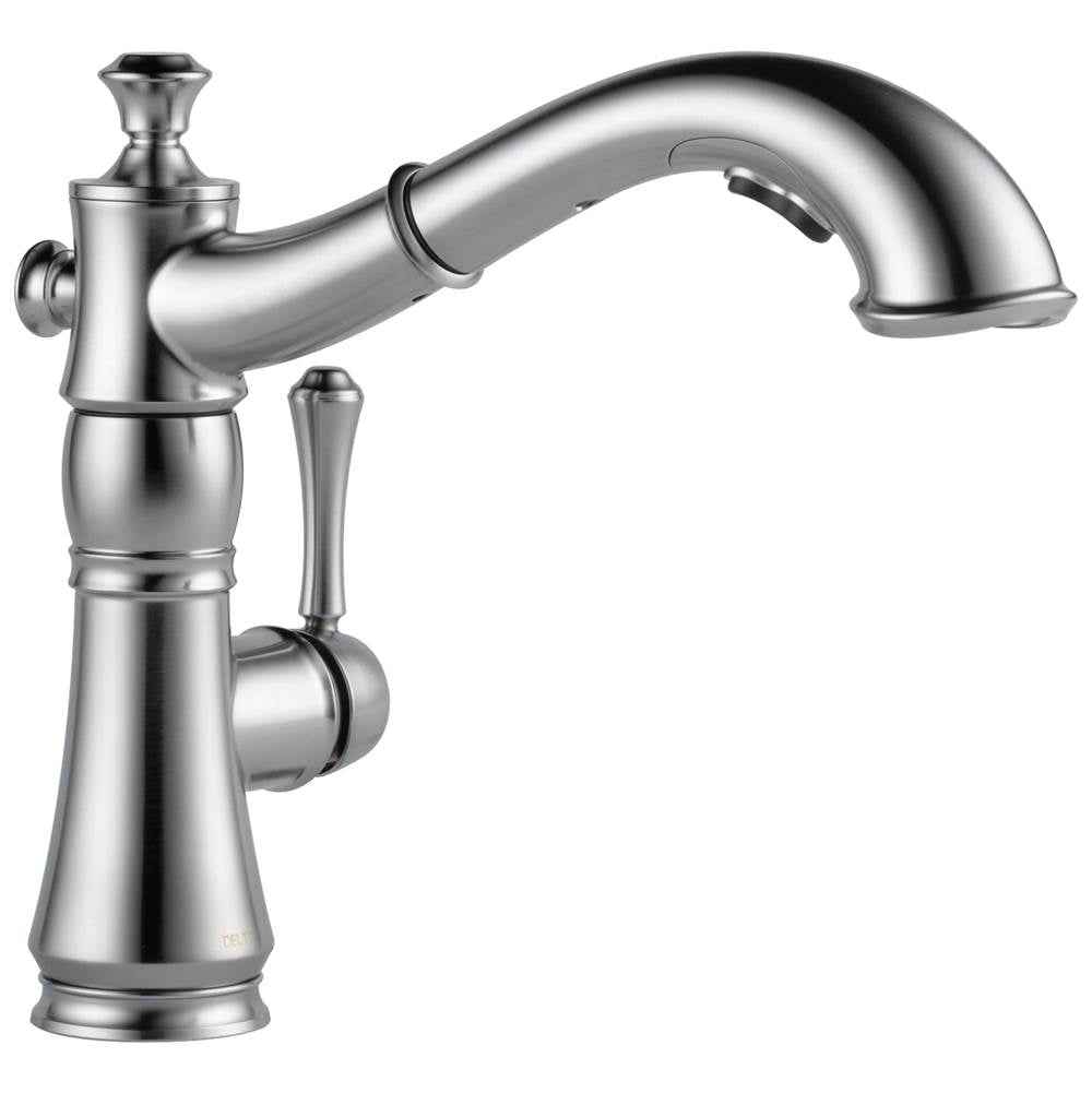 Delta Faucet - CassidyE Single Handle Pull-Out Kitchen Faucet - Arctic Stainless