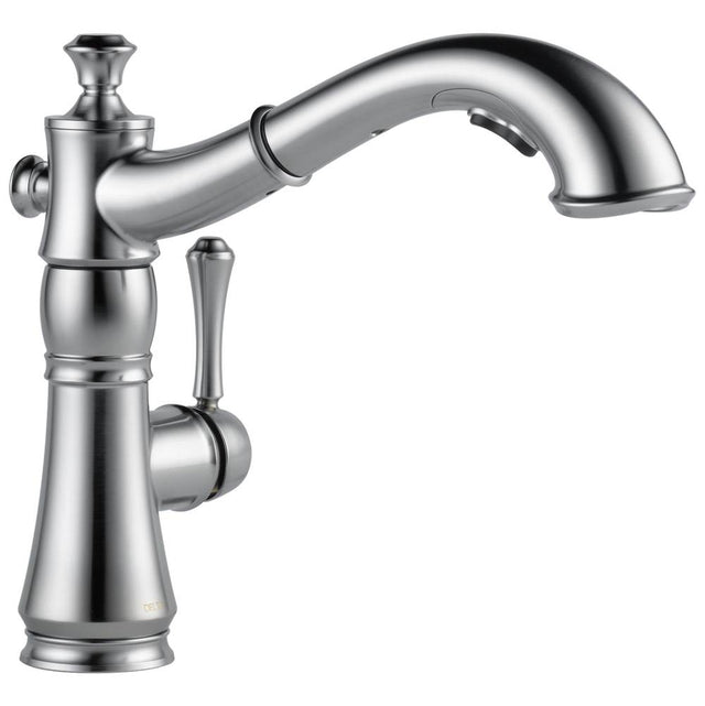 Delta Faucet - CassidyE Single Handle Pull-Out Kitchen Faucet - Arctic Stainless