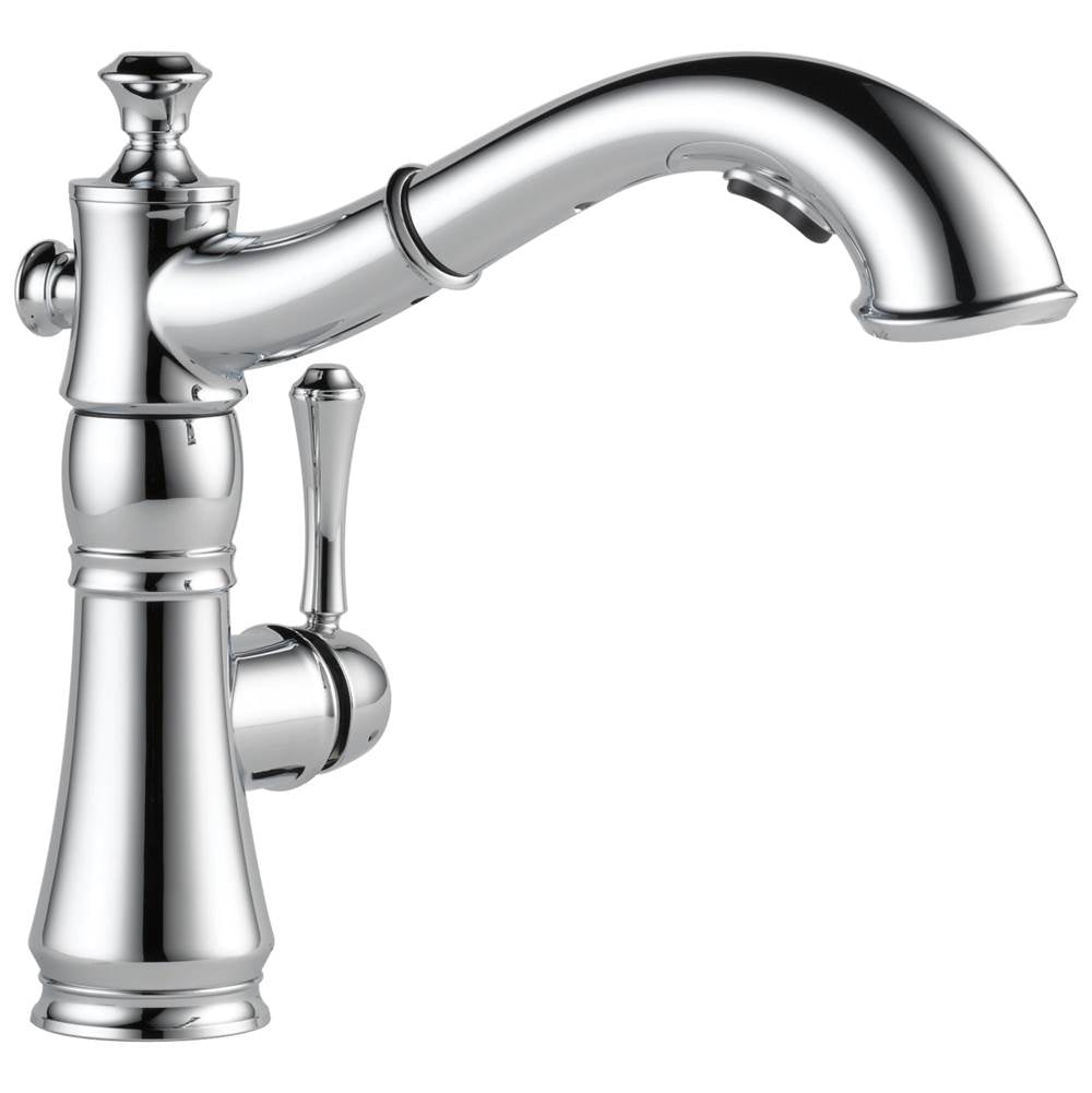 Delta Faucet - CassidyE Single Handle Pull-Out Kitchen Faucet - Chrome