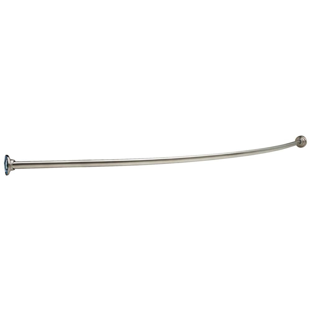 Delta Faucet - Other 1'' x 6' Shower Rod with Brackets (6''Bow) - Brushed Stainless Steel