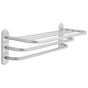 Delta Faucet - Other 24'' Brass Towel Shelf with Two Bars, Concealed Mounting - Chrome