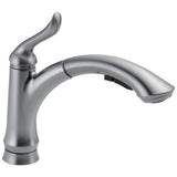 Delta Faucet - LindenE Single Handle Pull-Out Kitchen Faucet - Arctic Stainless