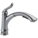 LindenE Single Handle Pull-Out Kitchen Faucet