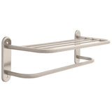 Delta Faucet - Other 24'' Stainless Steel Towel Shelf with One Bar, Exposed Mounting - Satin Nickel