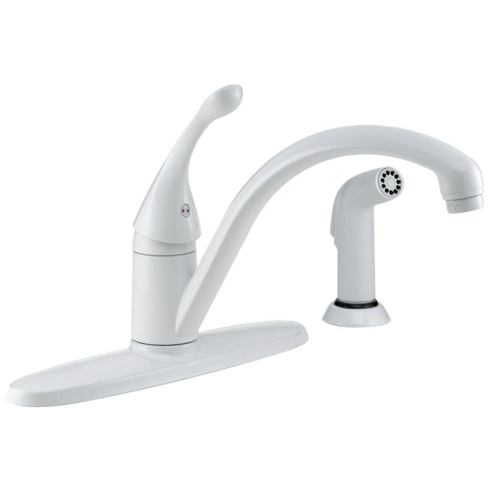 CollinsE Single Handle Kitchen Faucet with Spray